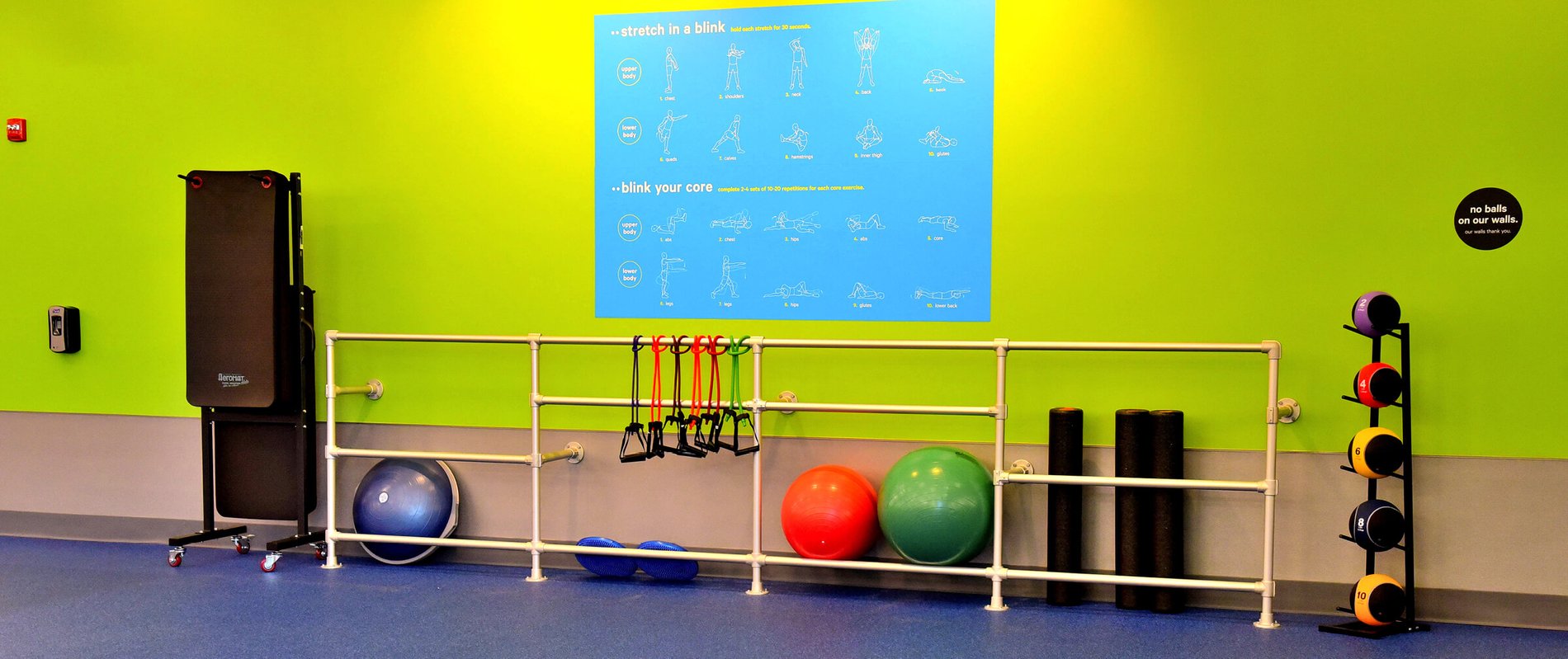 All Blink Fitness Gyms in CA cardio equipment, strength equipment