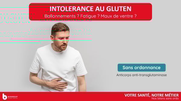Biogroup - Bilans sans Ordo - Intolérance au gluten