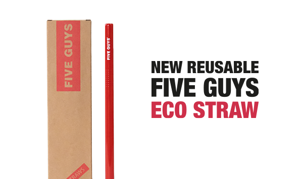 Five Guys Reusable Eco Straw