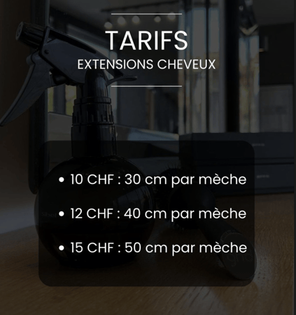 Tarifs extension