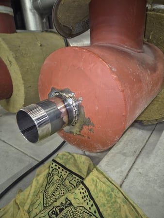 angeschweisster Gewindestutzen: MRT Haustechnik GmbH, Der erfahrene Heizungsinstallateur, 8604 Volketswil im Kanton Zürich