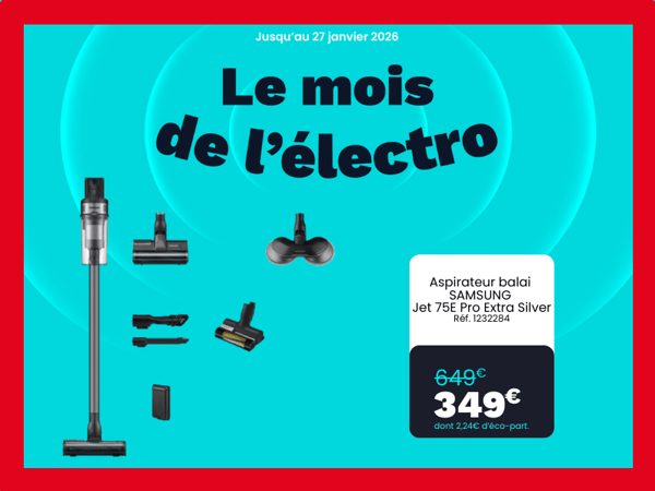 aspirateur balai 
samsung