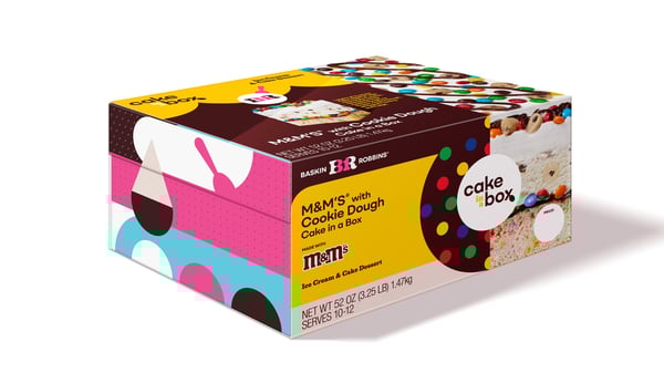 M&M'S® with Cookie Dough Cake in a Box