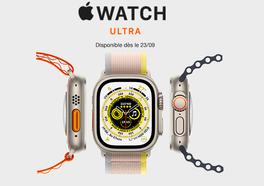 Apple Watch Ultra - magasin Boulanger Aubagne