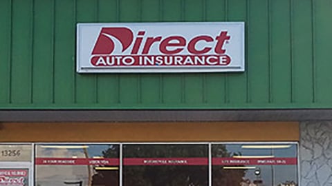 Direct Auto Insurance storefront located at  13256 66th Street North, Largo