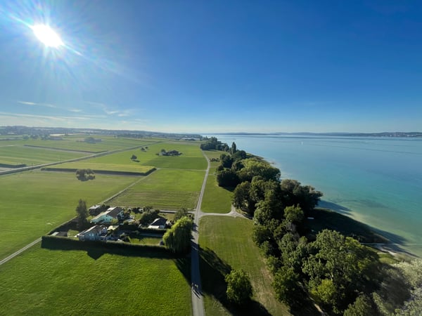 Ballonstart direkt am Bodensee