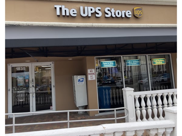 Facade of The UPS Store Hallandale Beach