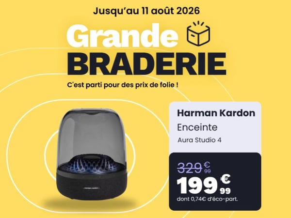 Promo Harman Kardon Aura Studio 4 à Boulanger Biganos