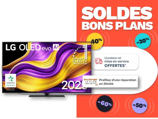 Découvrez l'apogée de la technologie en matière de télévision OLED LG et bien d'autres chez Boulanger Anglet