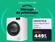 Sèche linge pompe à chaleur ESSENTIELB ESLHP8-4b