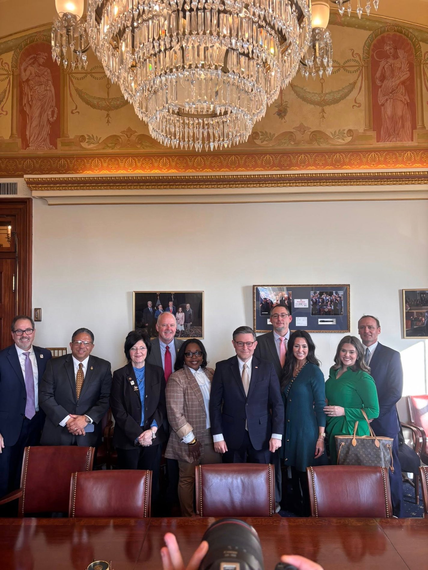 Honored to meet and speak with Speaker of the House, Mike Johnson.