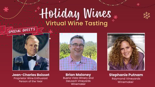 holiday wines virtual wine tasting
