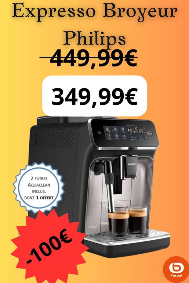 Expresso Broyeur Philips omnia série 3200 EP3226/40 silver