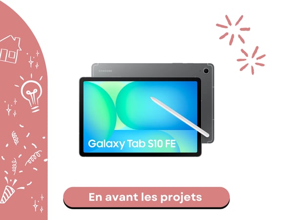 Tablette Samsung Galaxy Tab S10FE Wi-Fi 128Go Gris