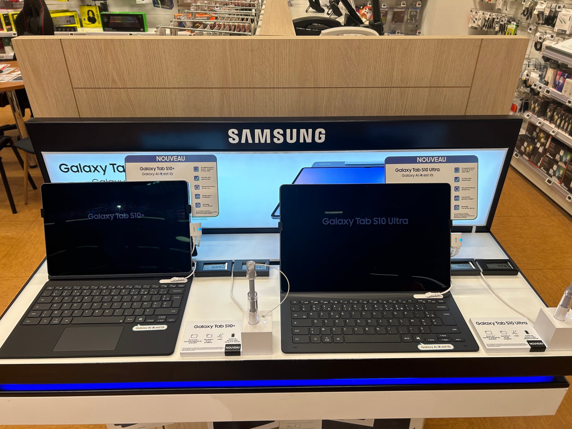 Découvrez les tablettes Samsung Galaxy S10 dans votre magasin Boulanger Grenoble St-Egrève