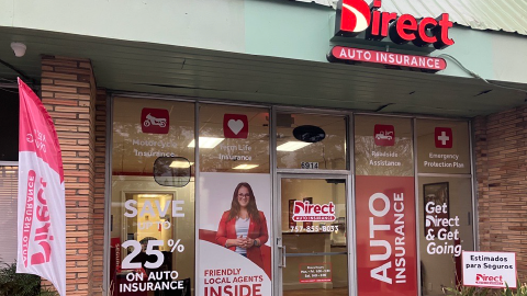 Direct Auto Insurance storefront located at  6914 N Military Hwy, Norfolk