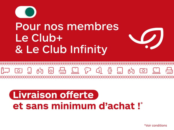 livraison offerte pour les membres Le Club+ et Le Club Infinity dans votre  Boulanger Beauvais