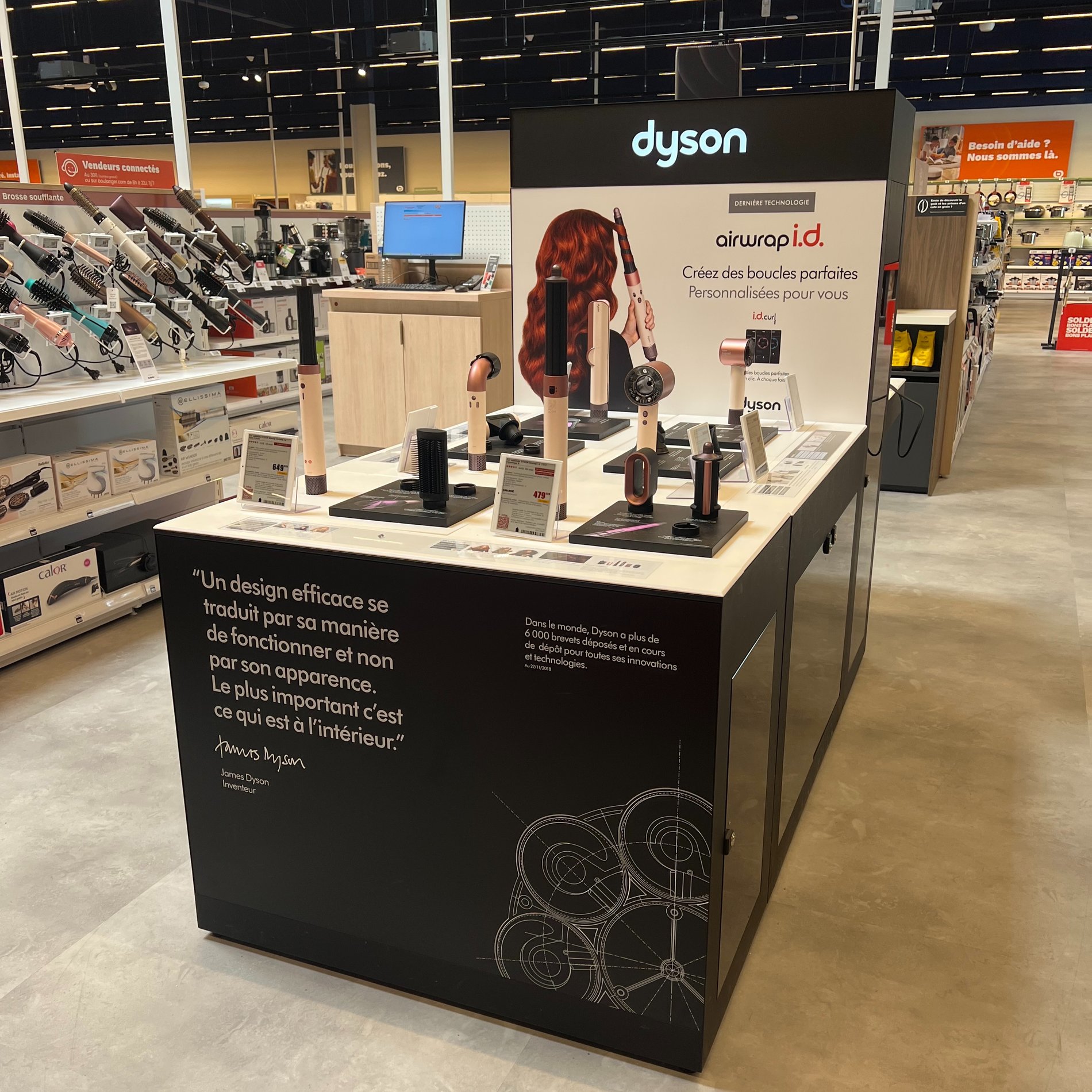 table appareil de coiffure dyson dans votre magasin boulanger st quentin
