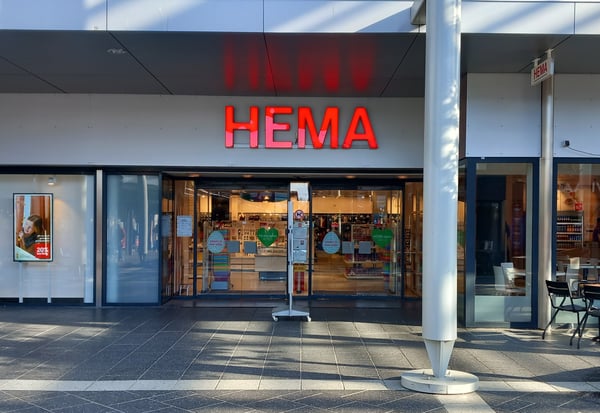 Voorkant HEMA Eindhoven-Woensel