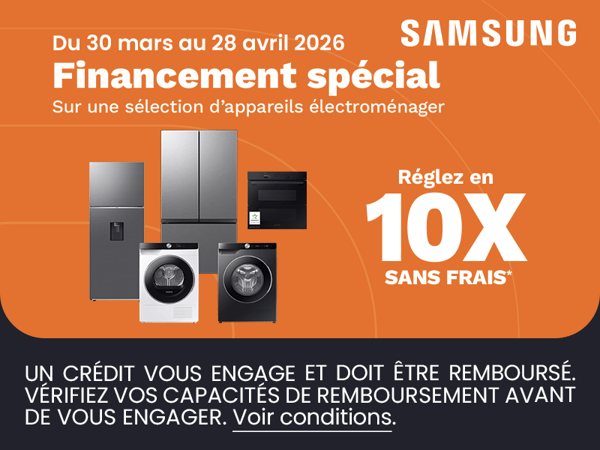 ⚡ Financement spécial Samsung