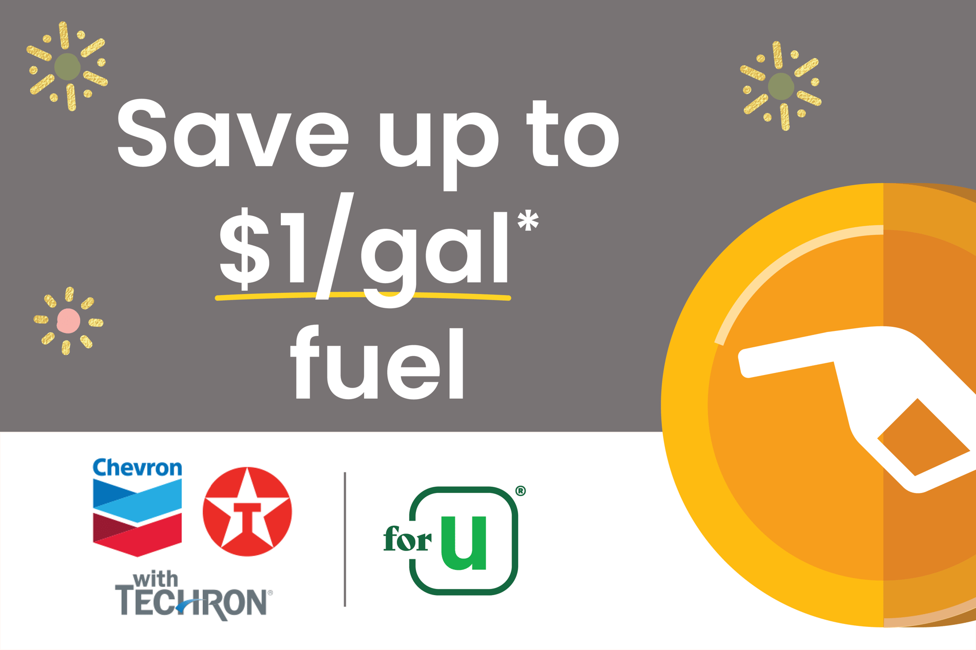 save up to 1 dollar per gallon on fuel