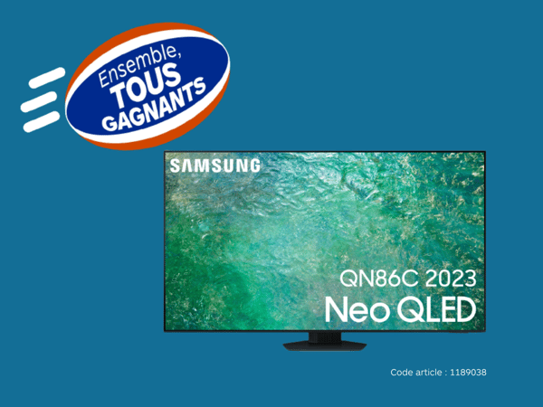TV QLED Samsung NeoQLED TQ55QN86C 2023 Boulanger Compiègne