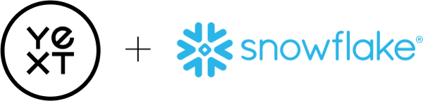 Yext Search: Powered by Snowflake Logo