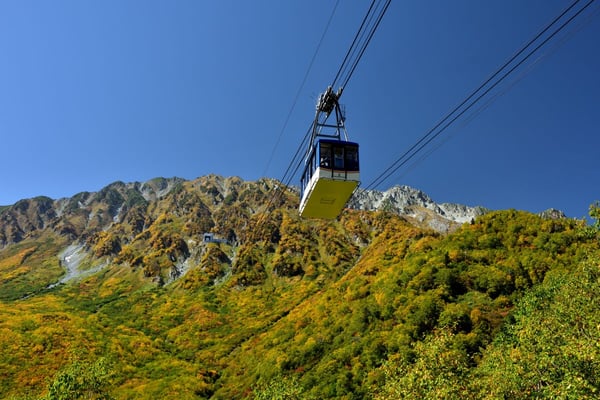 立山ロープウェイからの紅葉