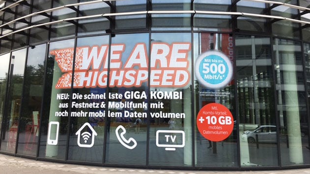 Vodafone-Shop in Düsseldorf, Kruppstr. 84