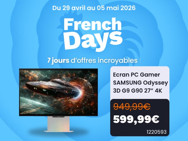 Ecran PC Gamer SAMSUNG Odyssey 3D G9 G90 27” 4K