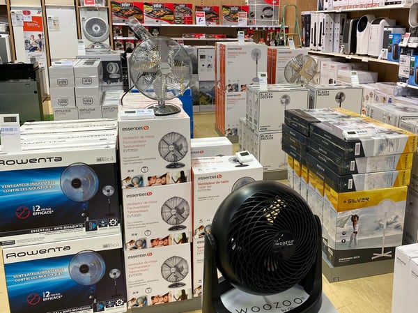 Un grand nombre de ventilateurs et de climatisateurs sont disponible au sein de votre magasin Boulanger Cesson Melun.