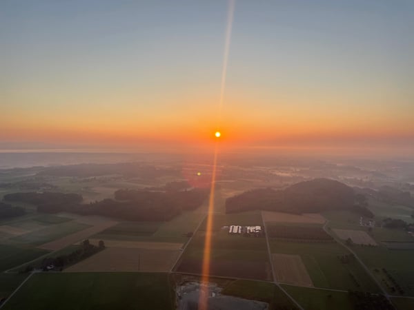 Sonnenaufgang am Bodensee