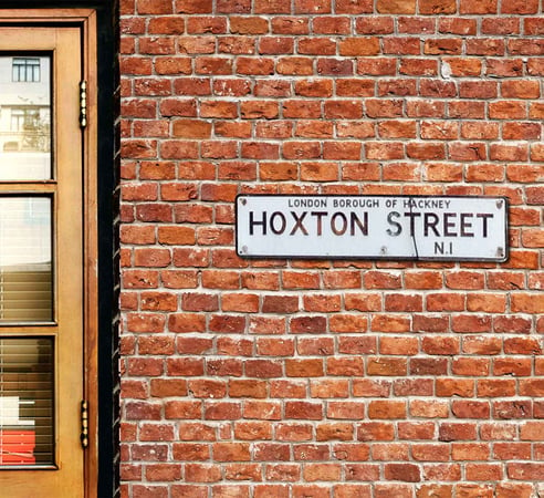 Hoxton street sign.