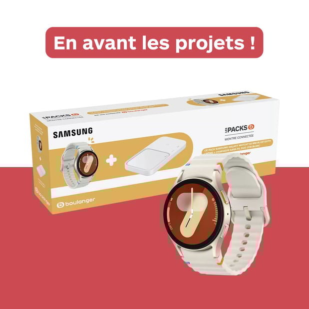 Pack montre connectée Samsung Galaxy Watch 7 au sein du magasin Boulanger Aix-en-Provence proche de Aix-les-milles, Salon de Provence et Puyricard