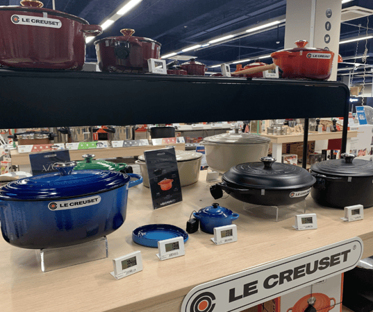 Le Creuset, Cocotte, Faitout, Poêles, support cuillères chez Boulanger Italie2