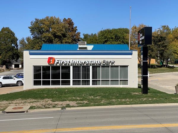 Exterior image of First Interstate Bank in Creston IA