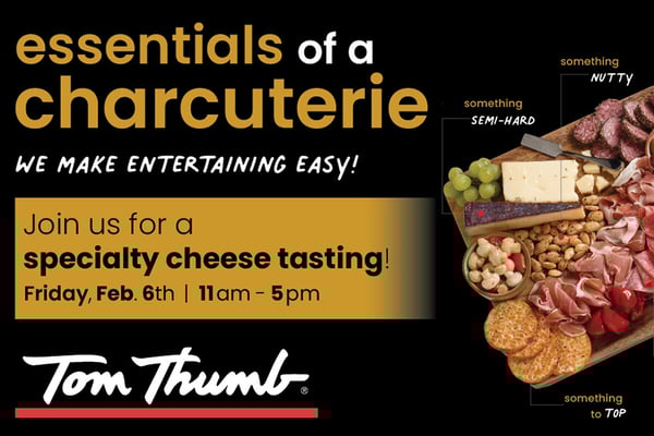 essentials of a charcuterie we make entertaining easy join us for a specialty cheese tasting friday february 6 at 11am to 5pm