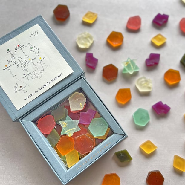九州・沖縄の美味しさを味わえる宝石箱のような琥珀糖は手土産にぴったり