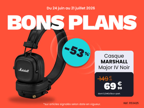Casque MARSHALL Major IV Noir