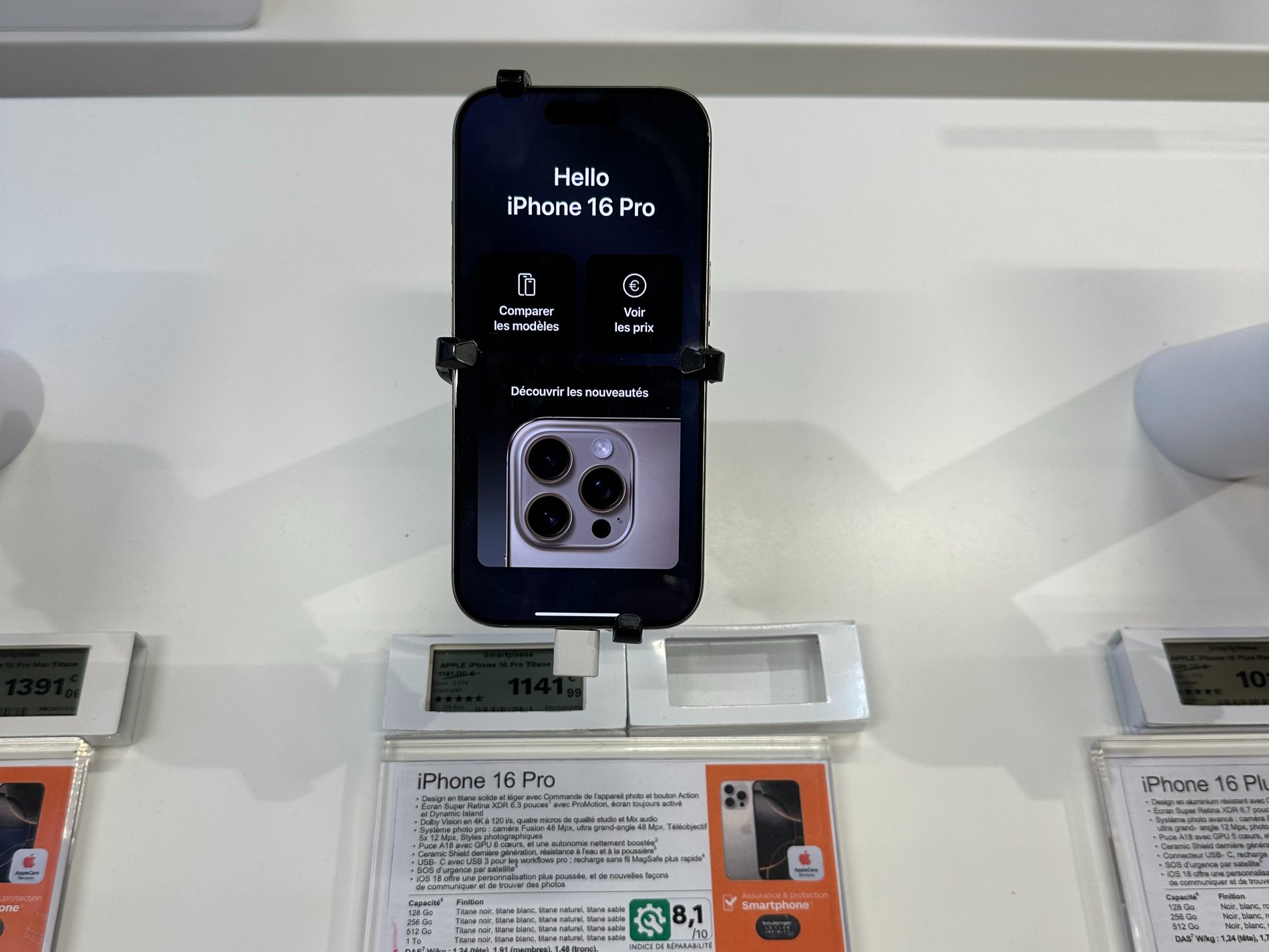 iphone 16 pro dans votre magasin Boulanger Orléans Saran