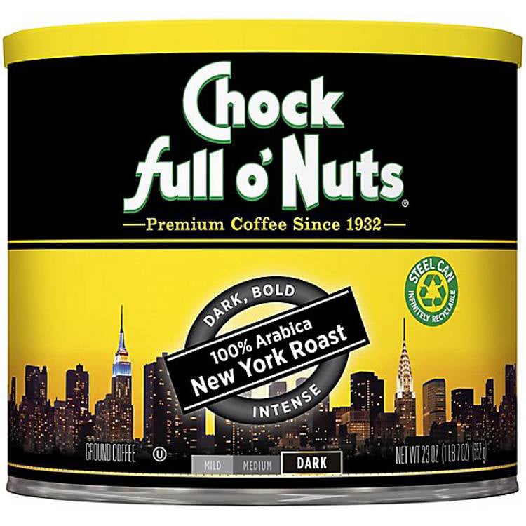 Chock Full o'Nuts New York Roast Ground Coffee, 23 oz