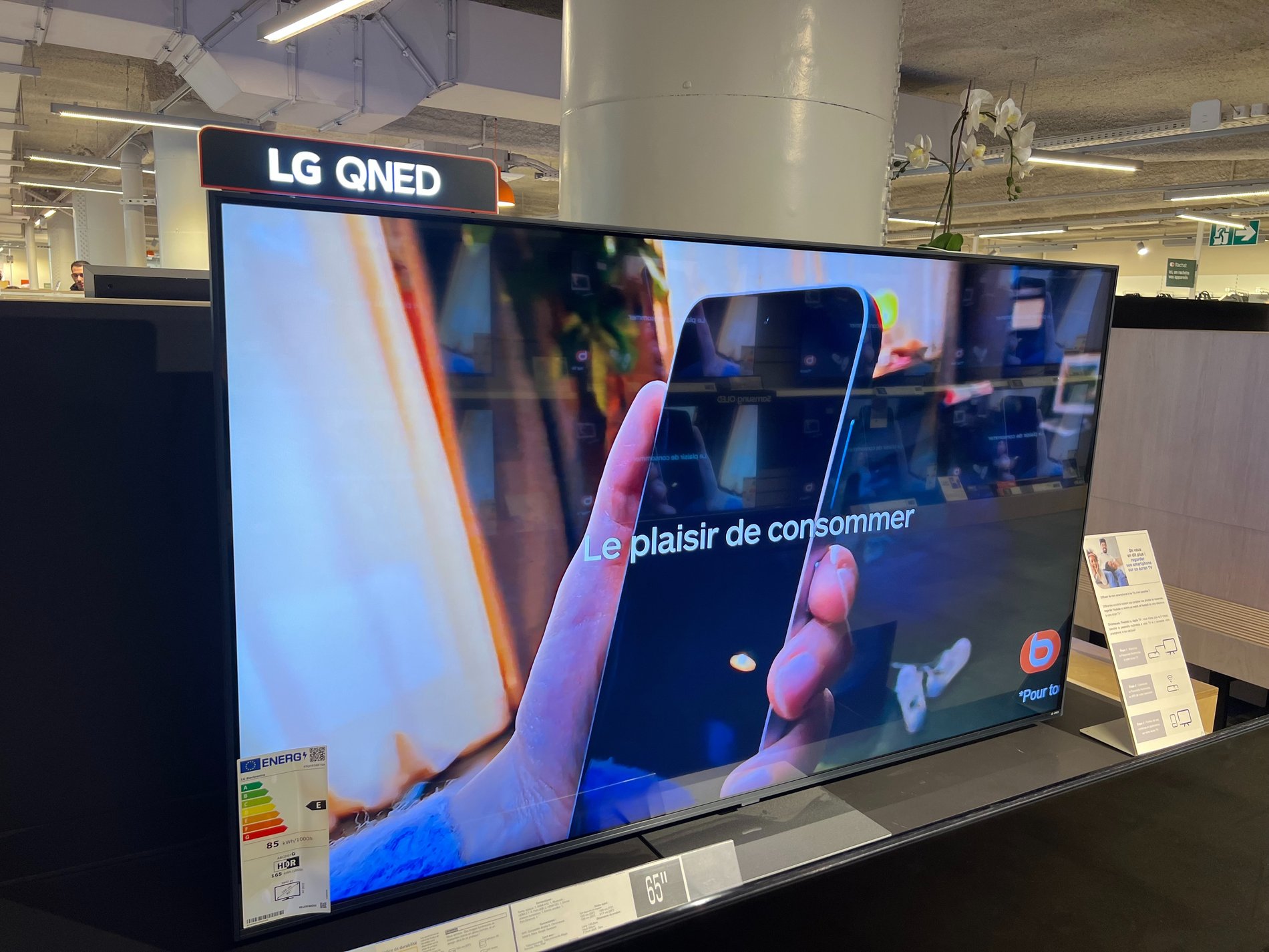 Télevisions LG dans le magasin Boulanger Marseille Saint Ferréol