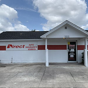 Direct Auto Insurance storefront located at  2020 East Silver Springs Boulevard, Ocala