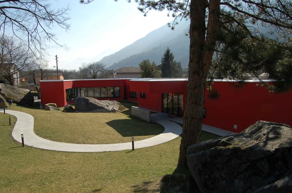 Scuola dell'infanzia a Ludiano, con arch. Lio Galfetti