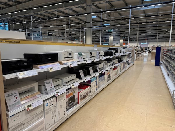 Notre rayon imprimante ! Laser ou jet d'encre, HP, Epson, Canon venez découvrir toute notre gamme dans votre magasin Boulanger Montévrain.