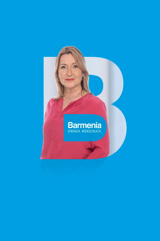 Jasmin Fränzi Burghardt. Ihre Ansprechpartnerin für die Barmenia Versicherung in Essen.