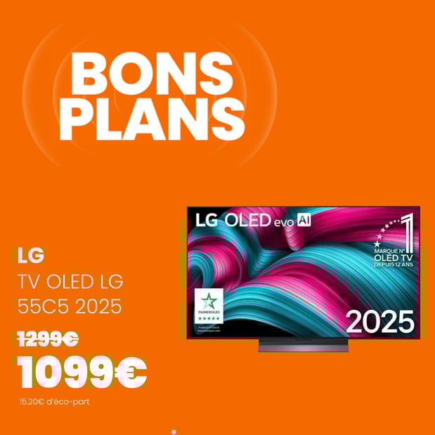 TV OLED LG 55C5 2025