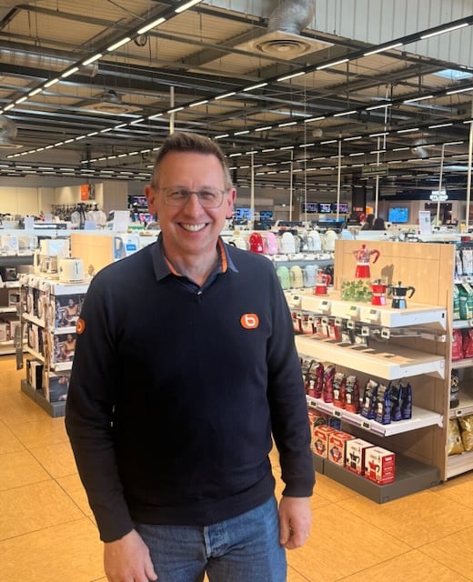 Patrick directeur du magasin