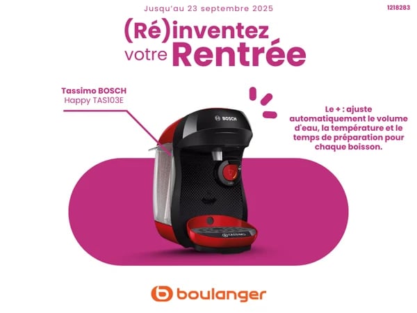 Tassimo offre Boulanger STEEL