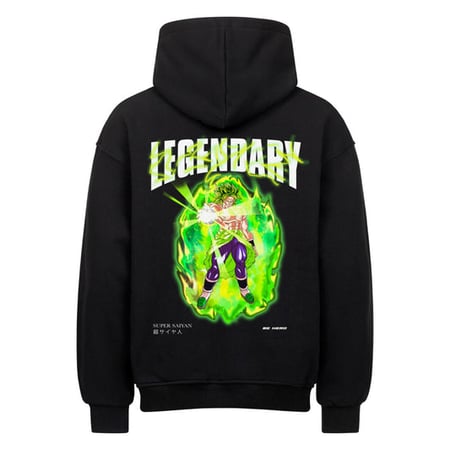 BROLY SUPER SAIYAN LEGENDARY x BE HERO Oversized Hoodie https://behero.shop/collections/dragonball